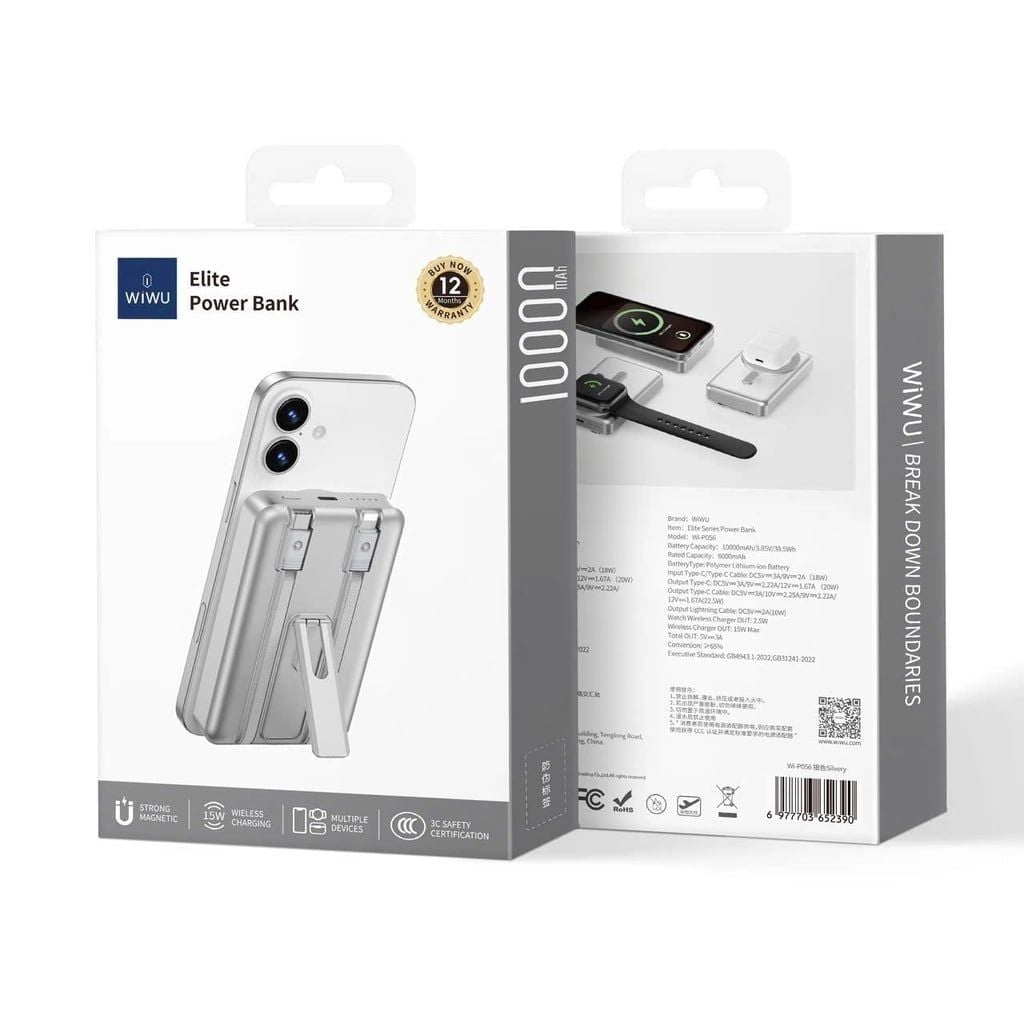 PDP không dây Wiwu P056 10.000mAh 22.5W