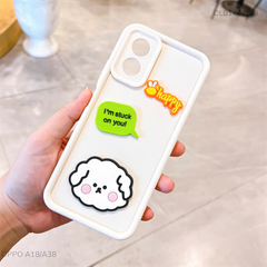 Ốp Oppo A18/A38 dẻo sticker nổi