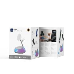 Đế sạc không dây Wiwu Aurora W036 QI2 3 in 1 15W