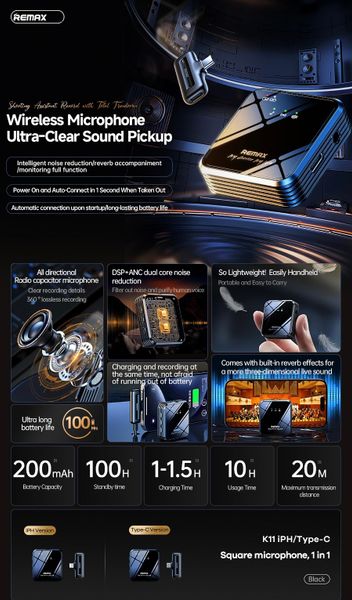 Micro cài áo Remax K11 1 Mic cổng IP