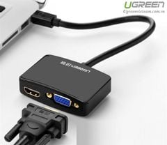 ** Chuyển mini Displayport sang Hdmi + Vga Ugreen MD108