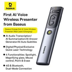 ** Bút trình chiếu Baseus Orange Dot AI Voice