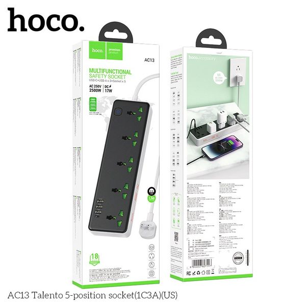 **Ổ điện Hoco AC13A