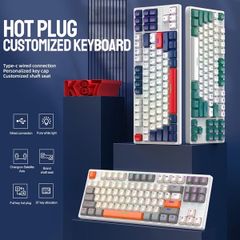 ** Bàn phím cơ không dây + BT FREEWOLF K87