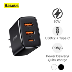 Cóc sạc Baseus Compact 2U+C 30W