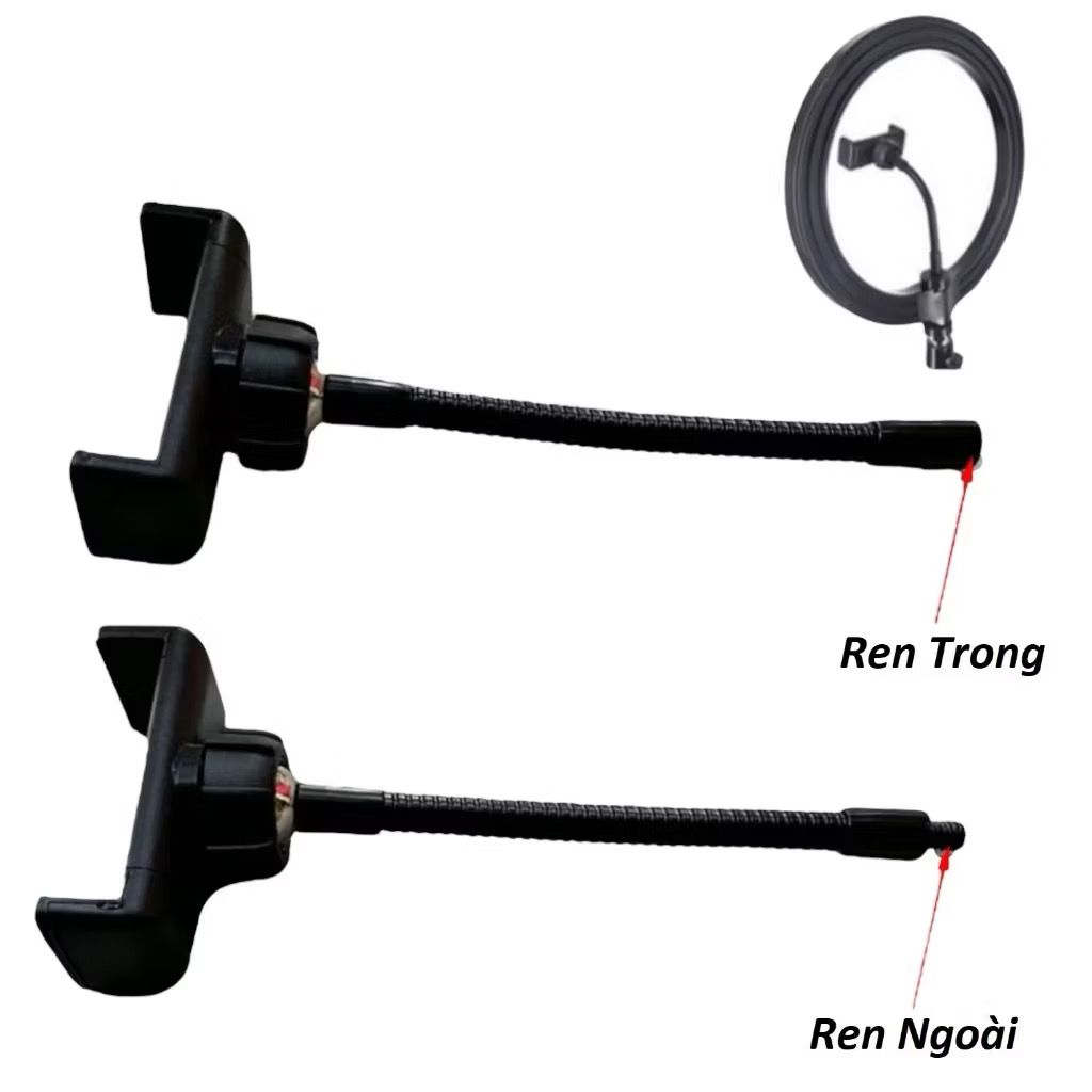 ** Kẹp điện thoại uốn dẻo ren ngoài