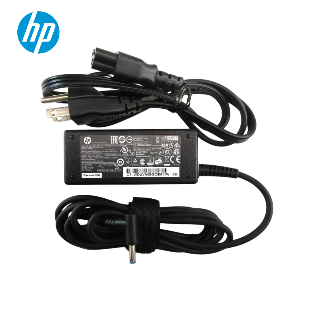 Lot Of 5 Genuine HP 45W Laptop AC Adapters – 19.5V 2.31A For Elitebook, Folio, Probook