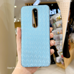 Ốp Oppo F11 Pro vải kim tuyến nhiều màu