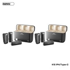 Micro cài áo Remax K15 2 Mic cổng Type C