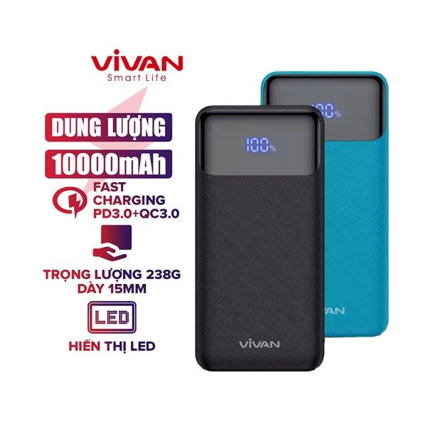 PDP Vivan VPB-X10 10.000 mAh