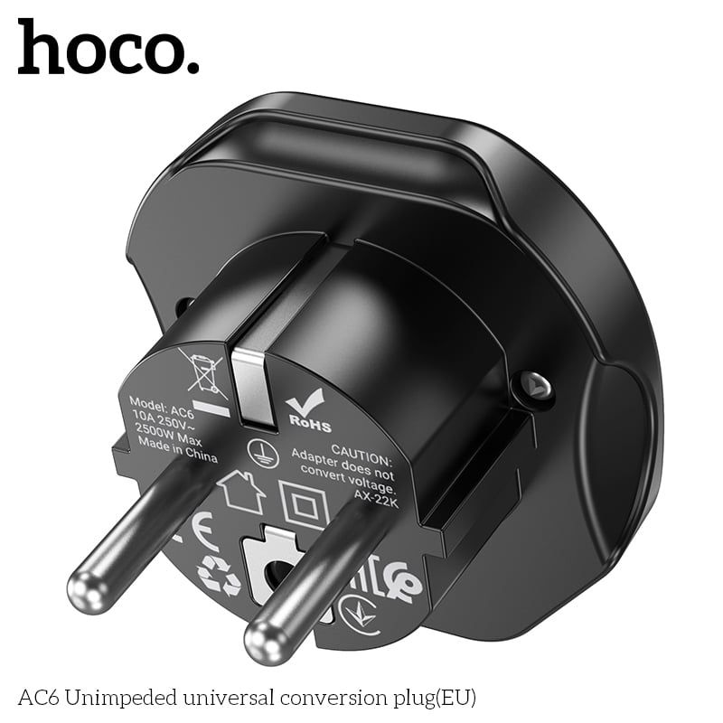 ** Chuyển đổi đuôi cắm quốc tế Hoco AC6