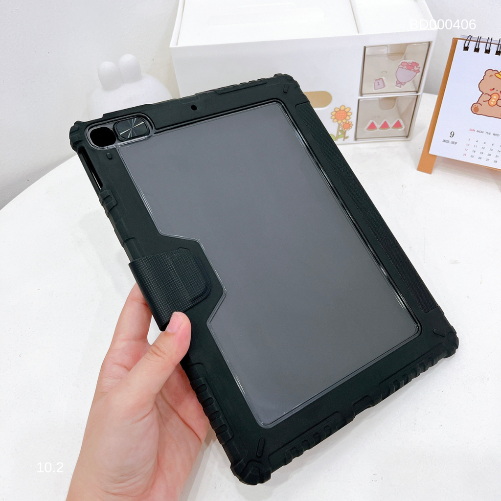 ** Bao da Ipad Gen 7/Gen 8/Gen 9, 10.2 inch Nillkin Bumper Pro trượt camera