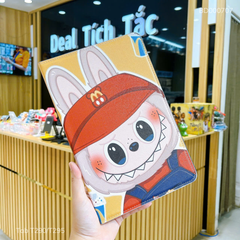 Bao da Tab T290/T295 Labubu nón đỏ
