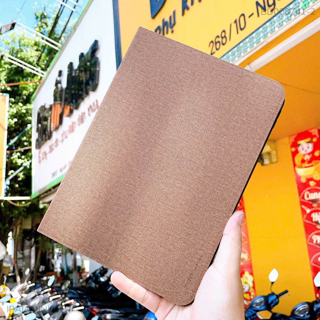Bao da Ipad Mini 6 X-level Canvas vân vải