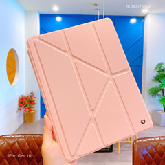 Bao da Ipad Gen 10 Duxducis Magi lưng trong vân da (tháo rời)