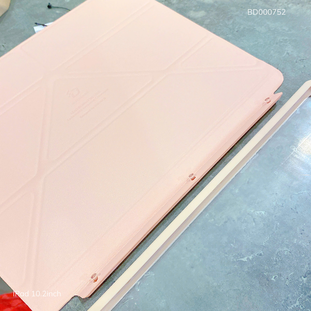 Bao da Ipad 10.2 inch Duxducis Magi lưng trong vân da (tháo rời)