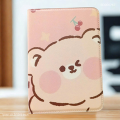 Bao da Ipad 10.2/10.5 Inch vân da sần cute