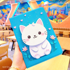 Bao da Ipad Gen 10/Gen 11 vân da sần cute