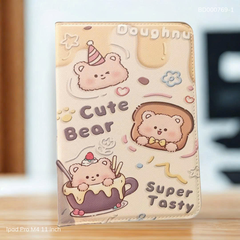 Bao da Ipad Pro M4 11 Inch vân da sần cute