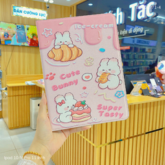 Bao da Ipad Pro 11 Inch 2020/2024/,Air4/5 10.9 Inch vân da sần cute