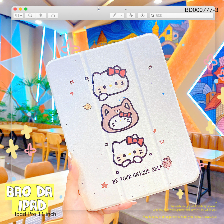 ** Bao da Ipad Pro 11 inch, 2020/2021/2022 dẻo nhám vân sần chống sốc