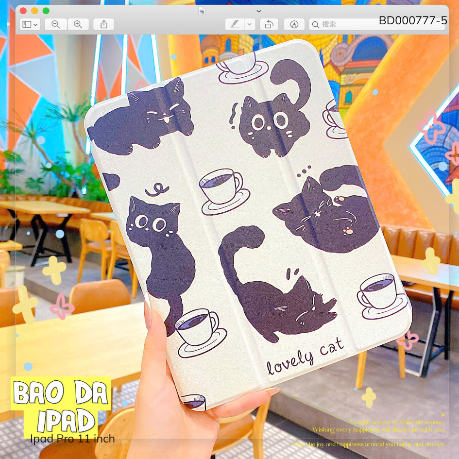 ** Bao da Ipad Pro 11 inch, 2020/2021/2022 dẻo nhám vân sần chống sốc