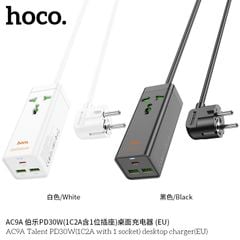 Ổ điện Hoco AC9A 2U + 1C 30W