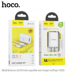 Bộ sạc Type C Hoco HK28 22.5W