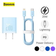 Bộ sạc Lightning Baseus Gan5 PD 20W