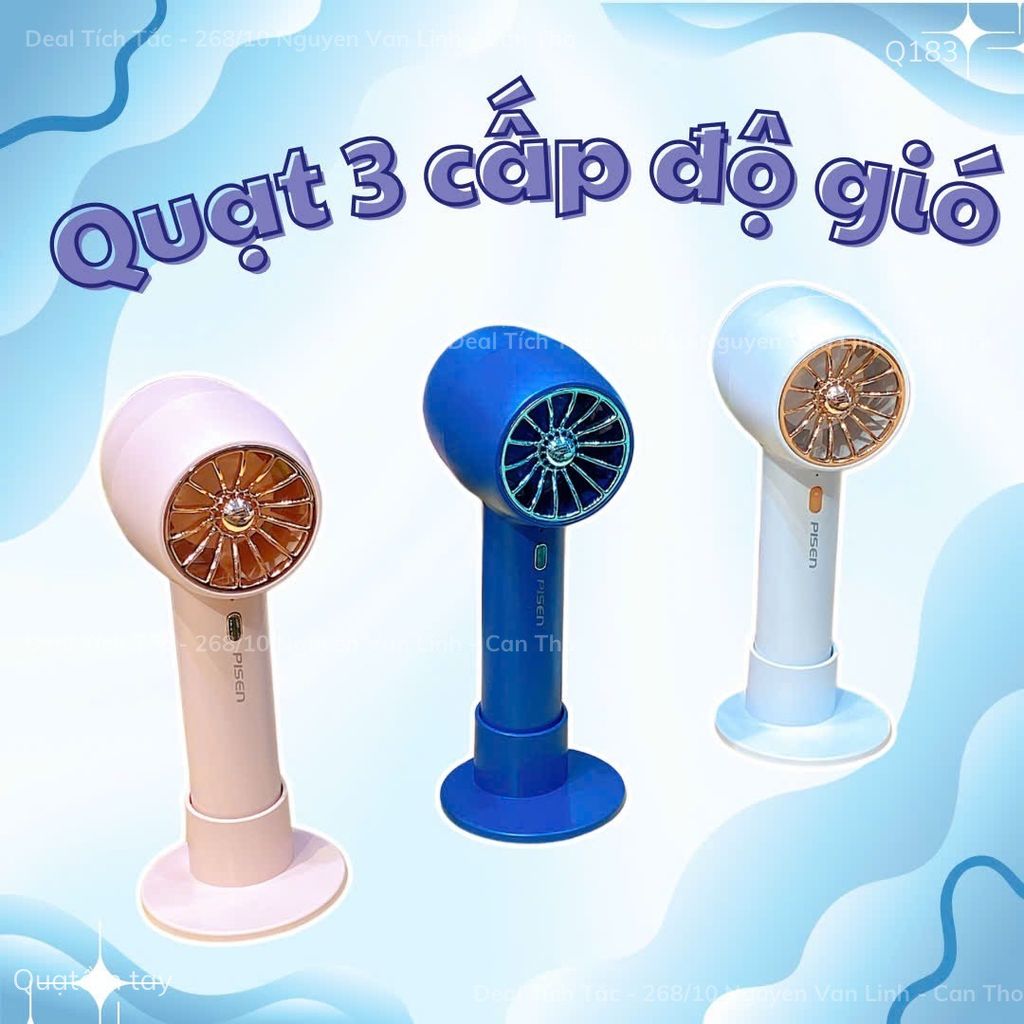 ** Quạt cầm tay Pisen F7