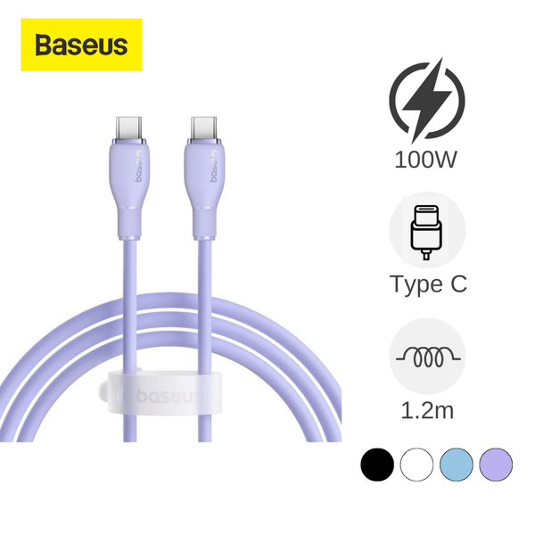 Cáp Type C to Type C Baseus Pudding 1.2m