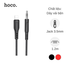 Cáp AUX 3.5mm to Lightning Hoco UPA18