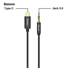 Cáp chuyển Type C ra jack 3.5 Baseus M01