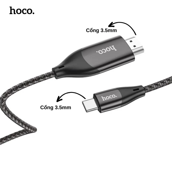 Cáp Type C sang Hdmi Hoco UA16 2m