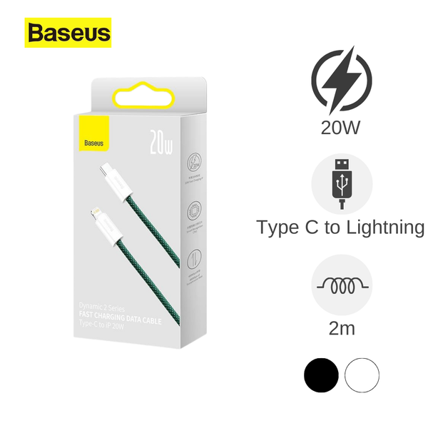 Cáp Type C to Lightning Baseus Dynamic 20W 2m