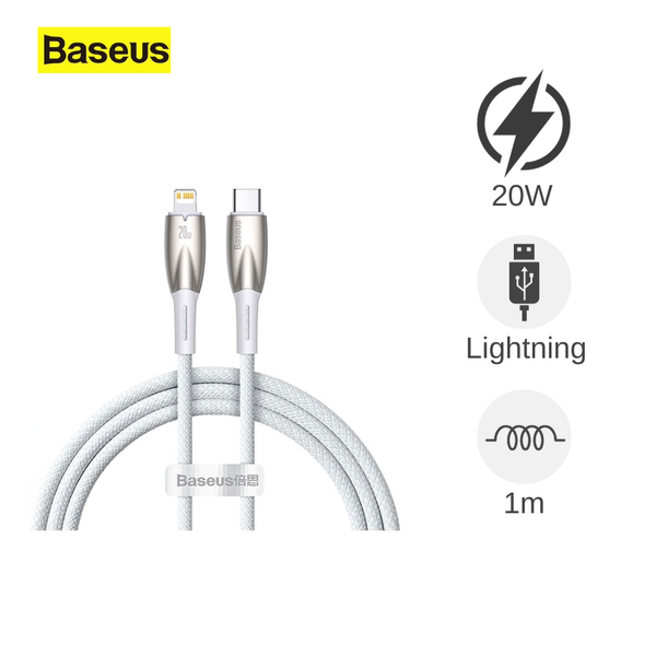 Cáp Type C to Lightning Baseus Glimmer 1m