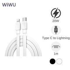 Cáp Type C to Lightning Wiwu Bravo C004 1m