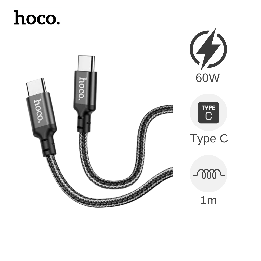 Cáp Type C to Type C Hoco X14 60W 1m