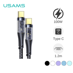 Cáp Type C to Type C Usams SJ574 100w 1.2m