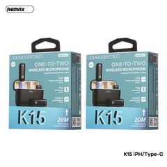 Micro cài áo Remax K15 2 Mic cổng Type C