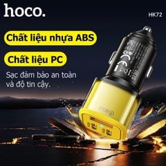 Sạc xe hơi Hoco HK72 2C 1U 60W