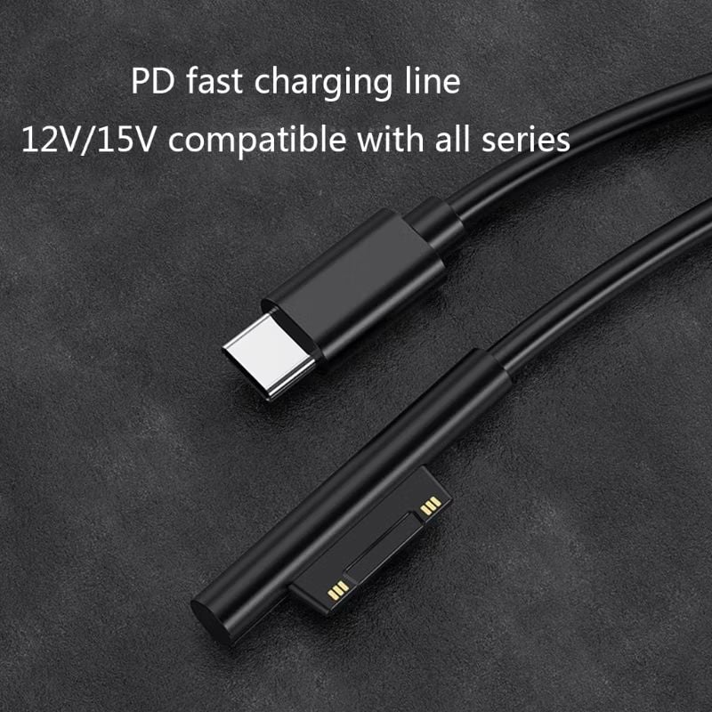 Cáp sạc Type C to Surface 65W 1.5m