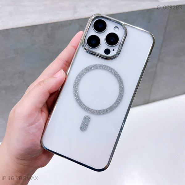 ** Ốp iPhone 16 Pro Max Memumi lưng trong nhũ Magsafe