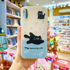Ốp IP X dẻo nhám Swimming Cat