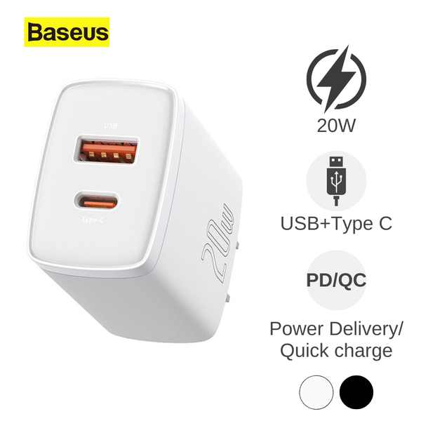 ** Cóc sạc Baseus Compact U+C 20W