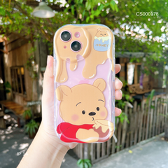 Ốp IP 14 dẻo trong hình Gấu Pooh