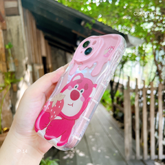 Ốp IP 14 dẻo trong hình Gấu Lotso