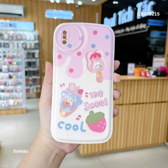 Ốp IP Xs Max đệm khí thỏ hồng the sweet