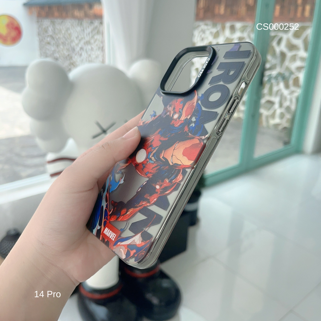 ** Ốp IP 14 Pro in 3D hình Iron Man