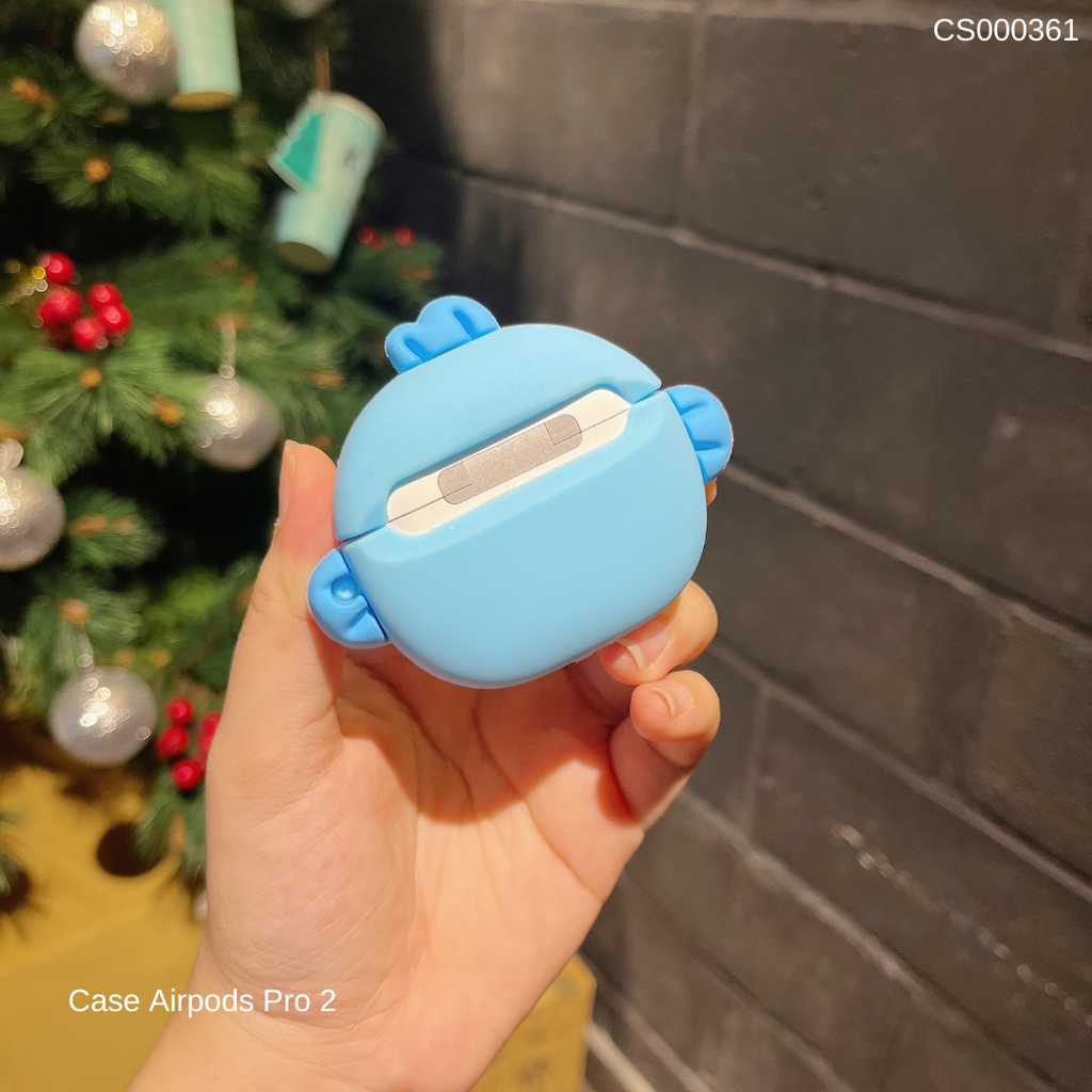 Case Airpods Pro 2 Loopy đội nón cá xanh